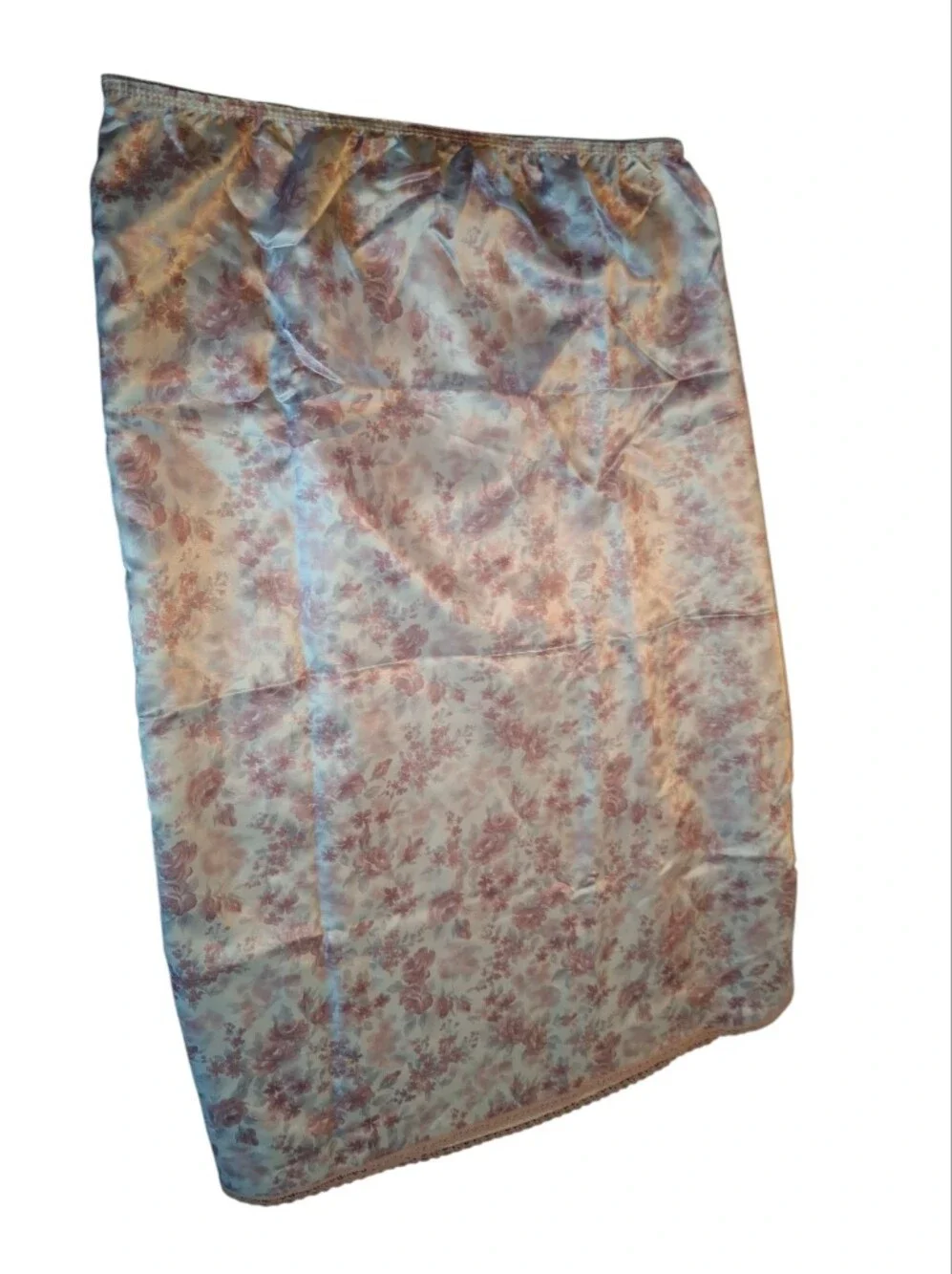 Satin Floral Half Slip in Light Pink Size Small Vintage NWT